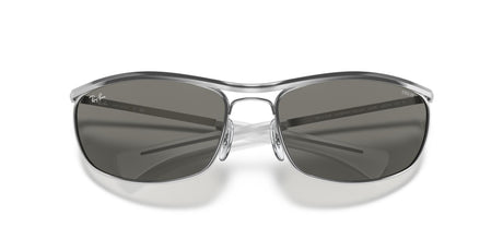 RB 3119 Ray-Ban Olympian I Deluxe Silver /  Photo Grey/Blue Light Filter 62 62 / Crystal / Metal