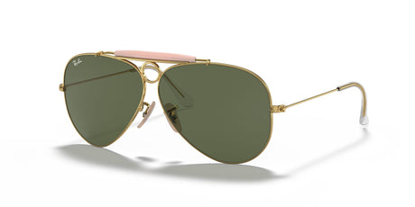 Ray-Ban Shooter 0RB3138 001 62 Gold/ Green