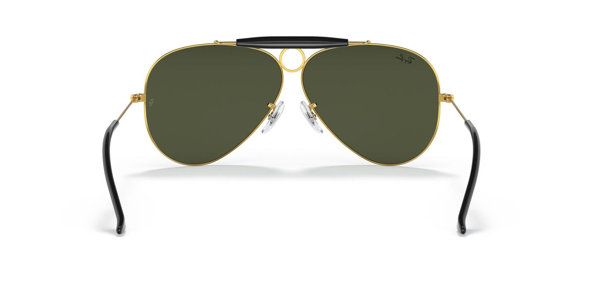 RB 3138 Ray-Ban Shooter Gold / Green 58 58 / Crystal / Metal / Metal