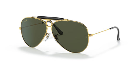 RB 3138 Ray-Ban Shooter Gold / Green 58 58 / Crystal / Metal / Metal