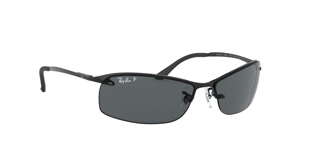 Ray-Ban Rb3183 0RB3183 002/81 63 Black/ Dark Grey 63 / Polycarbonate / Metal / Metal