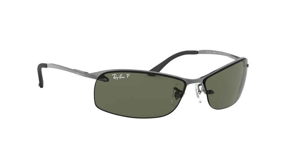 Ray-Ban Rb3183 0RB3183 004/9A 63 Gunmetal/ Green 63 / Polycarbonate / Metal / Metal