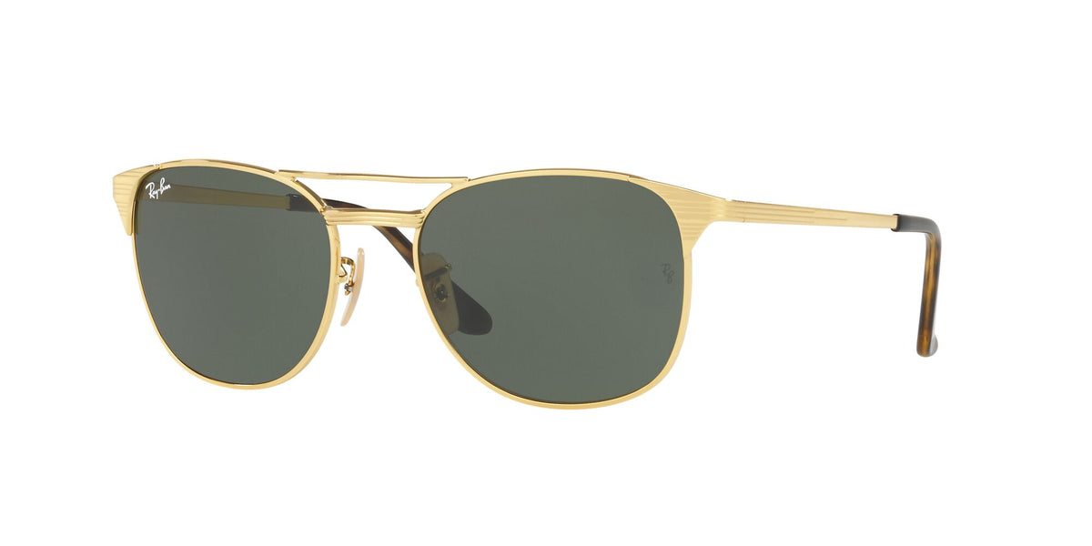 RB 3429M Ray-Ban Signet Gold / Green Classic G-15 55 55 / Crystal / Metal / Metal