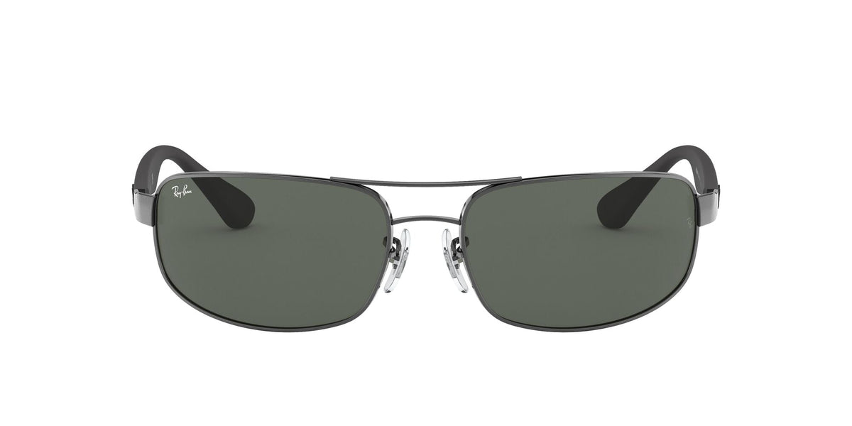 Ray-Ban Rb3445 0RB3445 004 61 Gunmetal/ Green Classic G-15 - Blue Star Eyewear