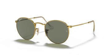 Ray-Ban Round Metal 0RB3447 001/58 50 Gold/ Green