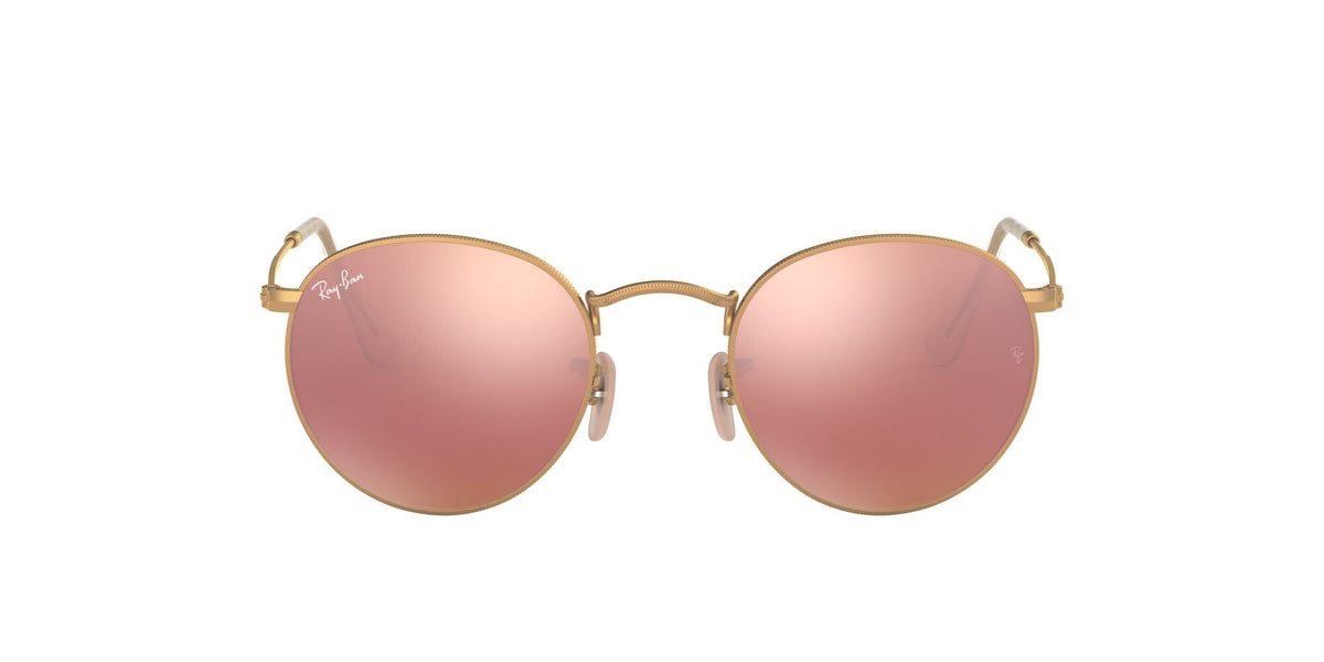 Ray-Ban Round Metal 0RB3447 112/Z2 50 Gold/ Brown