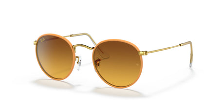 RB 3447JM Ray-Ban Round Full Color Yellow / Orange/Brown Gradient 50 50 / Crystal / Metal / Metal