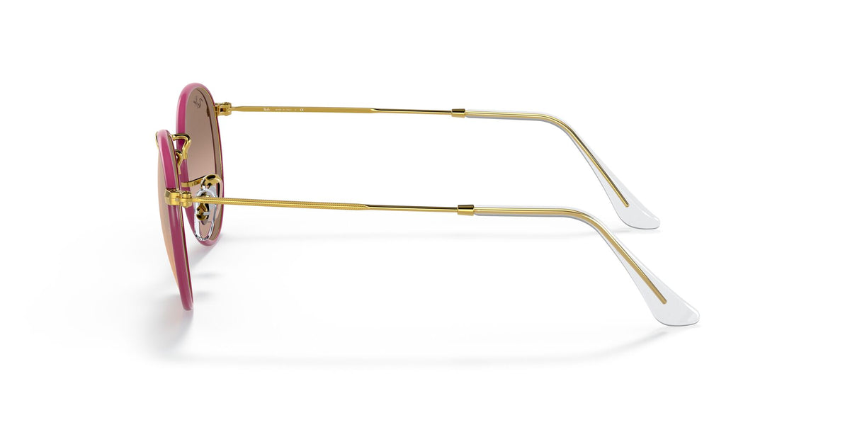 RB 3447JM Ray-Ban Round Full Color Violet / Silver/Pink Mirror 50 50 / Crystal / Metal / Metal