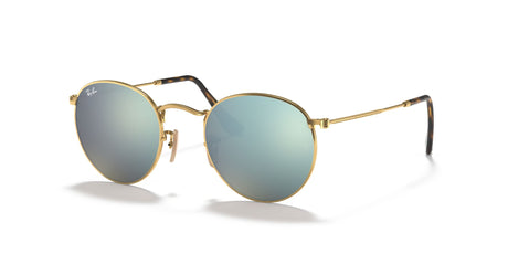 Ray-Ban Round Metal 0RB3447N 001/30 50 Gold/ Silver Flash 50 / Crystal / Metal / Metal