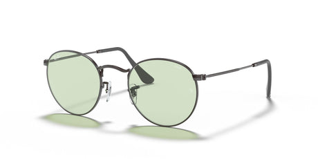 RB 3447 Ray-Ban Round Metal Gunmetal /  Evolve Photo Green To Blue 53 53 / Crystal / Metal