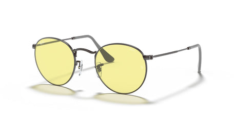 RB 3447 Ray-Ban Round Metal Gunmetal / Evolve Photo Yellow To Red 50 50 / Crystal / Metal / Metal