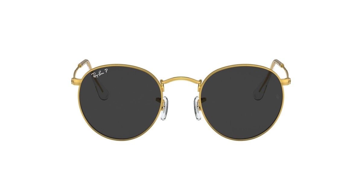 Ray-Ban Round Metal 0RB3447 919648 50 Gold/ Black