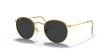 Ray-Ban Round Metal 0RB3447 919648 50 Gold/ Black 50 / Crystal / Metal / Metal