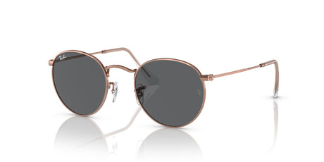 Ray-Ban Round Metal 0RB3447 9202B1 47 Rose Gold/ Dark Grey 47 / Crystal / Metal / Metal