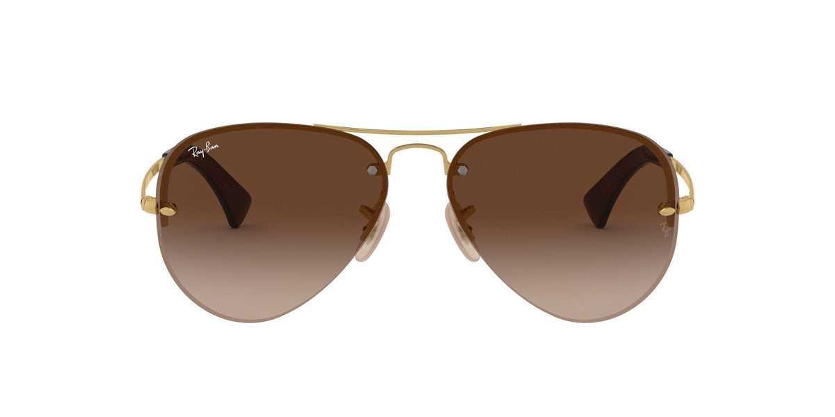 Ray-Ban Rb3449 0RB3449 001/13 59 Gold/ Brown Gradient - Blue Star Eyewear
