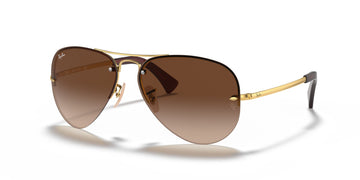 Ray-Ban Rb3449 0RB3449 001/13 59 Gold/ Brown Gradient 59 / Polyamide / Metal / Metal