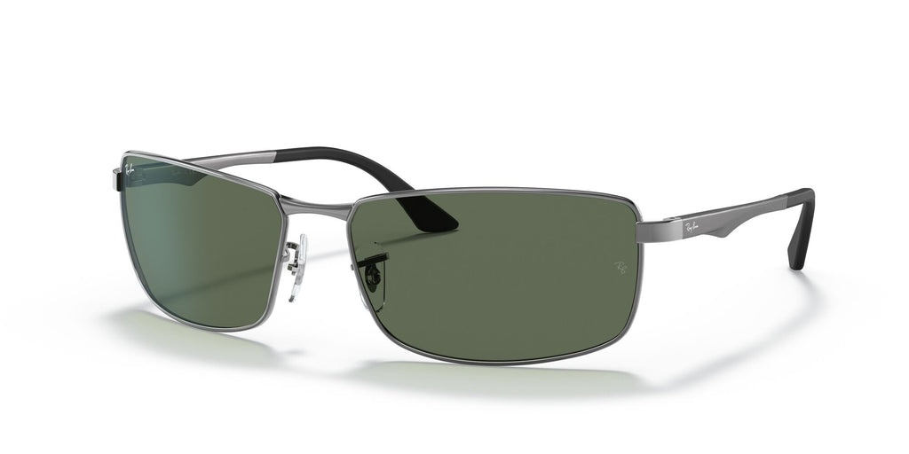 Ray-Ban N/A 0RB3498 004/71 61 Gunmetal/ Green 61 / Polycarbonate / Metal / Aluminium