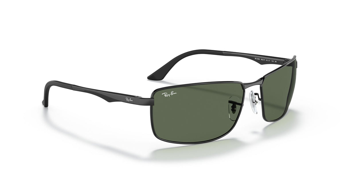 Ray-Ban N/A 0RB3498 002/71 61 Black/ Green 61 / Polycarbonate / Metal / Aluminium