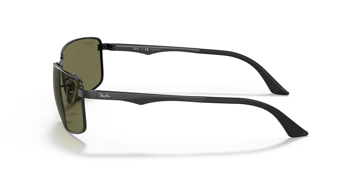 Ray-Ban N/A 0RB3498 002/9A 64 Black/ Green 64 / Polycarbonate / Metal / Aluminium