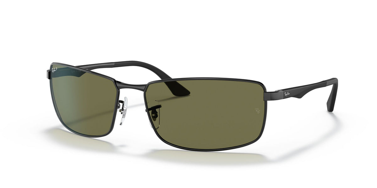 Ray-Ban N/A 0RB3498 002/9A 64 Black/ Green 64 / Polycarbonate / Metal / Aluminium