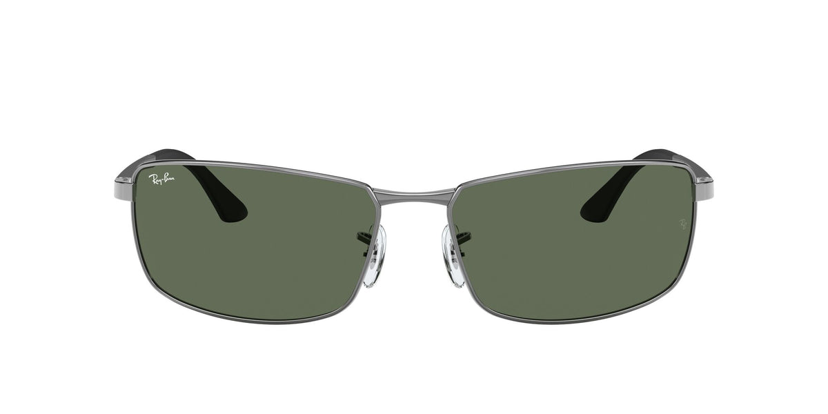 Ray-Ban N/A 0RB3498 004/71 61 Gunmetal/ Green 61 / Polycarbonate / Metal / Aluminium