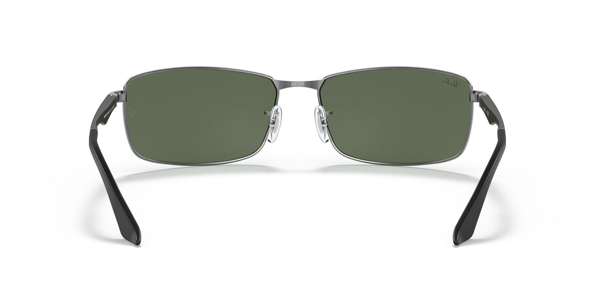 Ray-Ban N/A 0RB3498 004/71 61 Gunmetal/ Green 61 / Polycarbonate / Metal / Aluminium