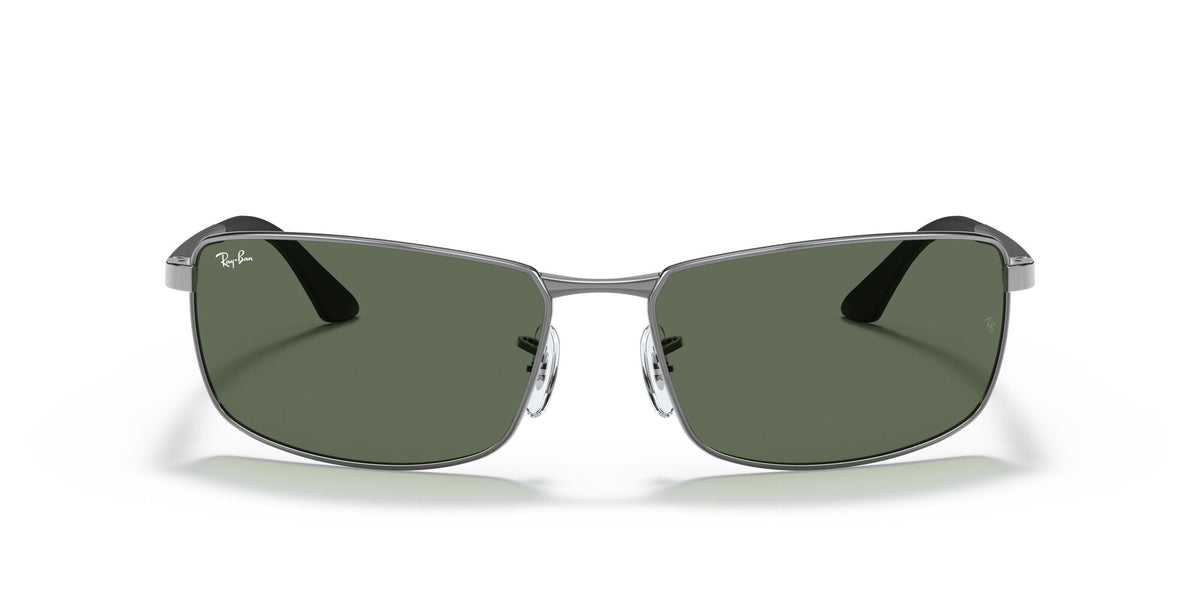 Ray-Ban N/A 0RB3498 004/71 61 Gunmetal/ Green 61 / Polycarbonate / Metal / Aluminium