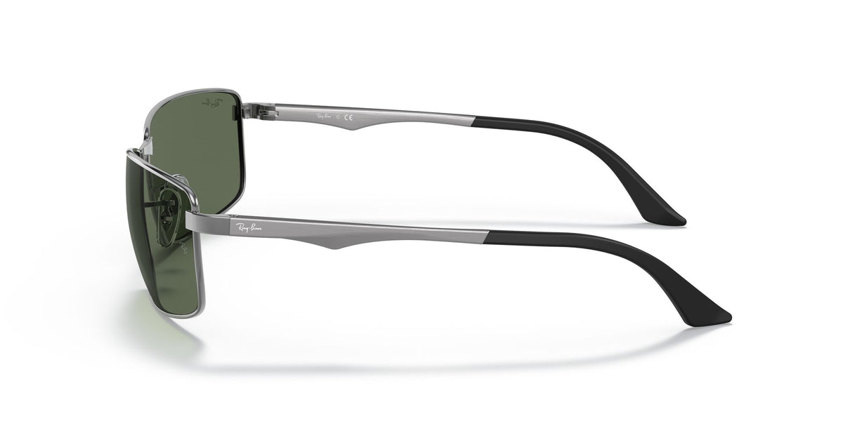Ray-Ban N/A 0RB3498 004/71 61 Gunmetal/ Green 61 / Polycarbonate / Metal / Aluminium