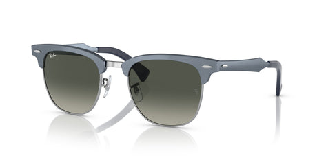 Ray-Ban Clubmaster Aluminum 0RB3507 924871 51 Blue On Silver/ Grey 51 / Crystal / Metal / Aluminium