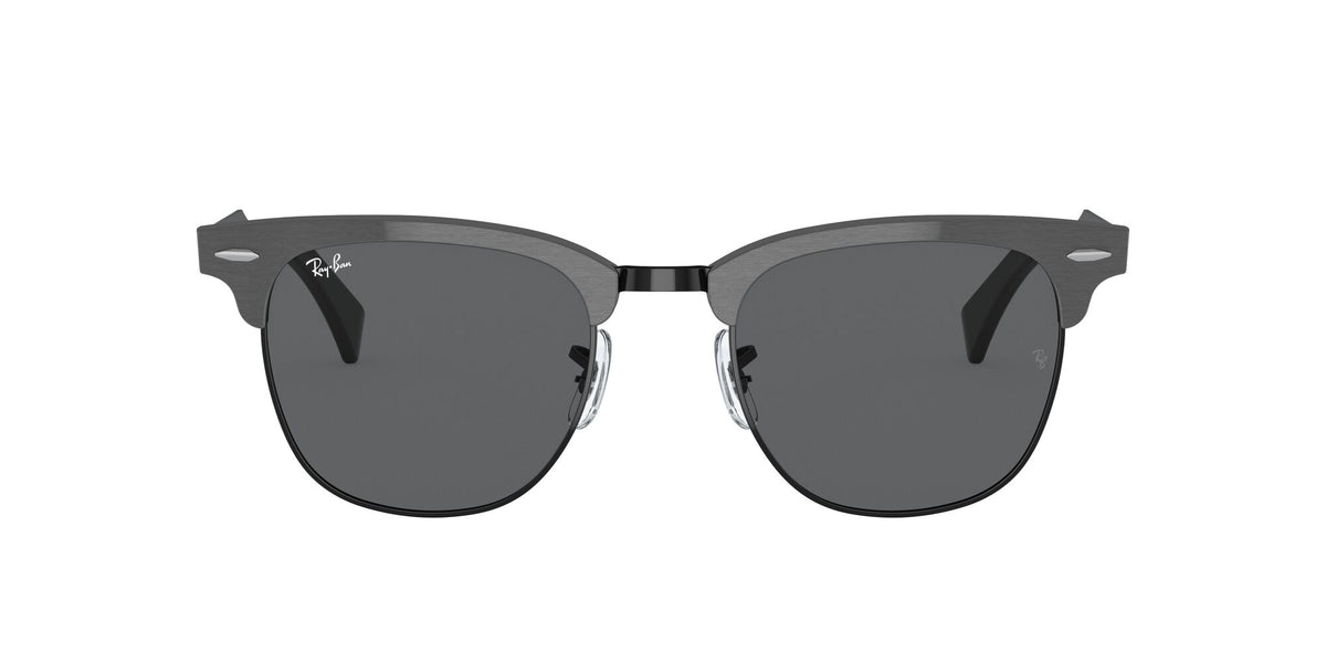 RB 3507 Ray-Ban Clubmaster Aluminum Graphite On Black / Dark Grey 51 51 / Crystal / Metal / Aluminium