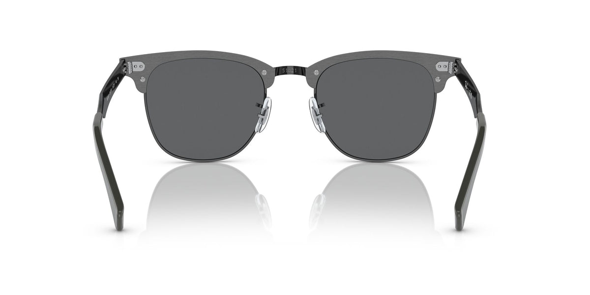 RB 3507 Ray-Ban Clubmaster Aluminum Graphite On Black / Dark Grey 51 51 / Crystal / Metal / Aluminium