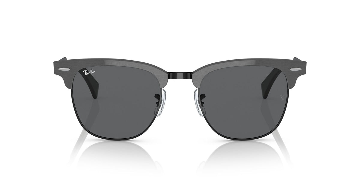 RB 3507 Ray-Ban Clubmaster Aluminum Graphite On Black / Dark Grey 51 51 / Crystal / Metal / Aluminium