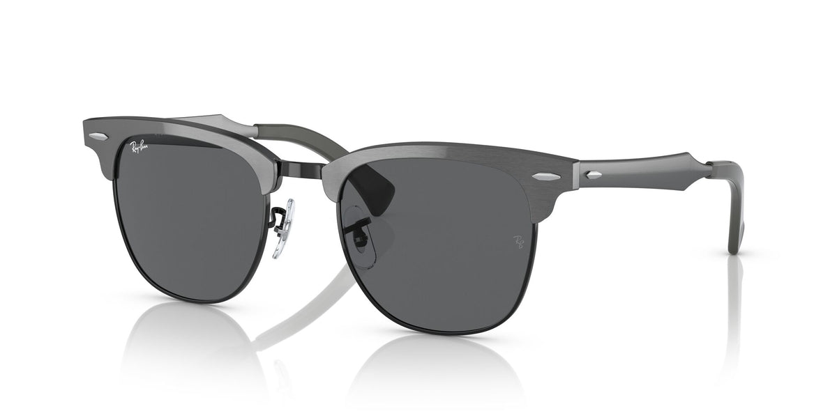 RB 3507 Ray-Ban Clubmaster Aluminum Graphite On Black / Dark Grey 51 51 / Crystal / Metal / Aluminium