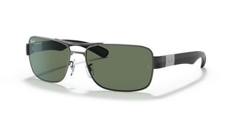 Ray-Ban  0RB3522 004/71 64 Gunmetal/ Green 64 / Polycarbonate / Steel / Metal
