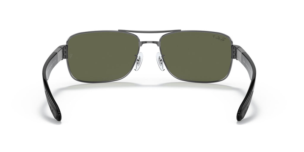 Ray-Ban  0RB3522 004/9A 64 Gunmetal/ Green 64 / Polycarbonate / Steel / Metal