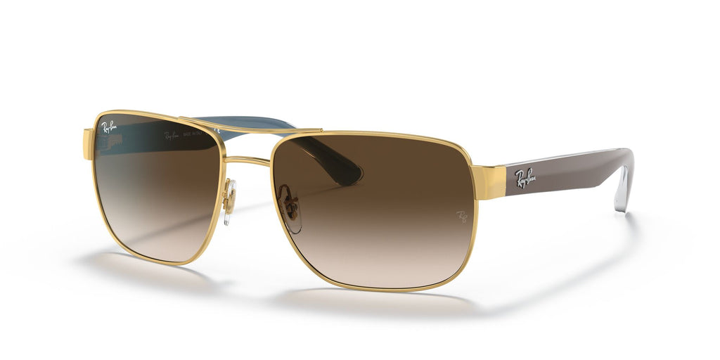 Ray-Ban  0RB3530 001/13 58 Gold/ Brown Gradient 58 / Polycarbonate / Steel / Nylon