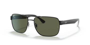 Ray-Ban 0RB3530 #002/9A 58 BLACK W / GREEN