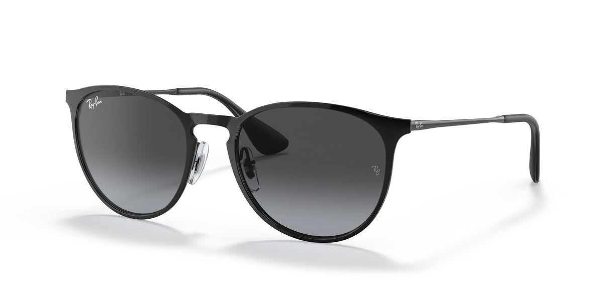 Ray-Ban Erika Metal 0RB3539 002/8G 54 Black/ Light Grey Gradient Dark Grey