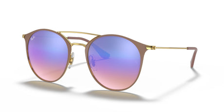 RB 3546 Ray-Ban  Beige On Arista /  Blue Flash Gradient 49 49 / Crystal / Metal