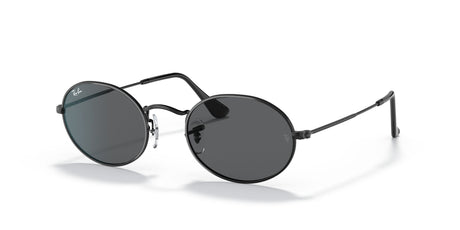 Ray-Ban Oval 0RB3547 002/B1 51 Black/ Dark Grey