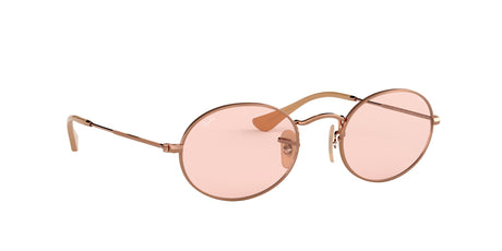 RB 3547N Ray-Ban Oval Copper / Pink Photochromic 54 54 / Crystal / Metal / Metal