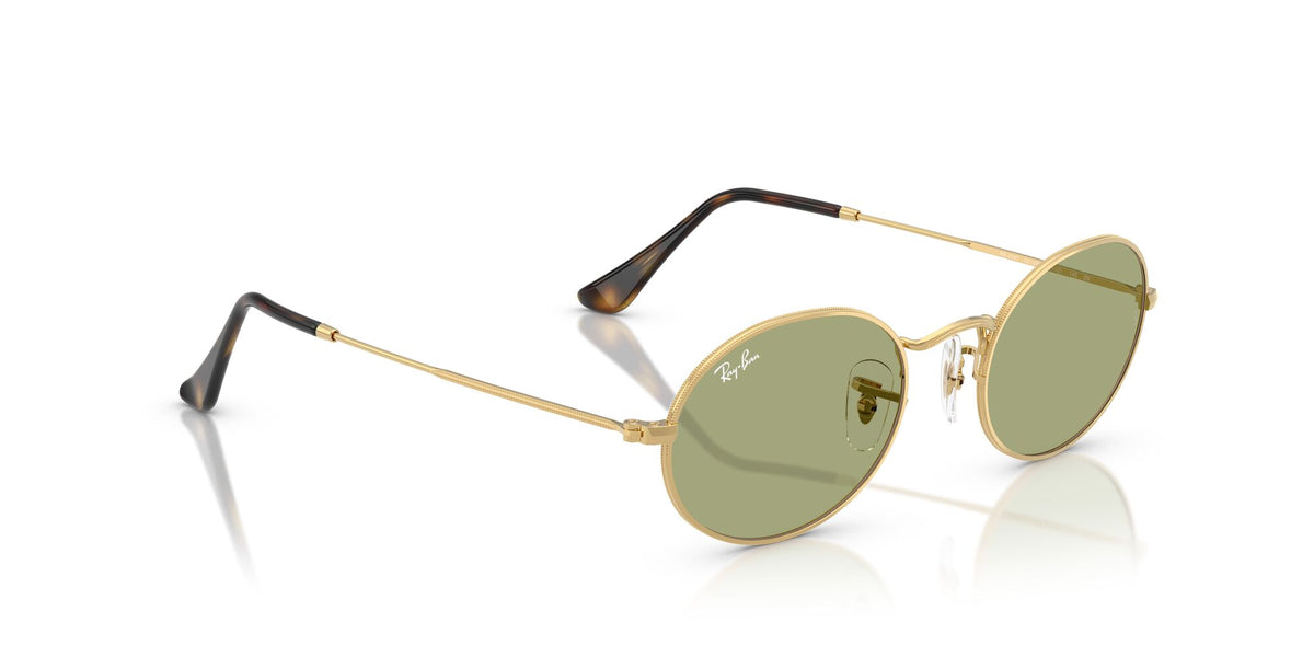Ray-Ban Oval RB3547 001/4E 51 Arista / Bottle Green