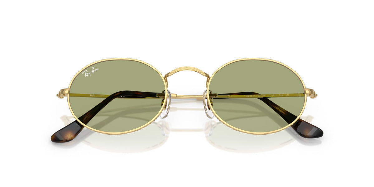 Ray-Ban Oval RB3547 001/4E 51 Arista / Bottle Green