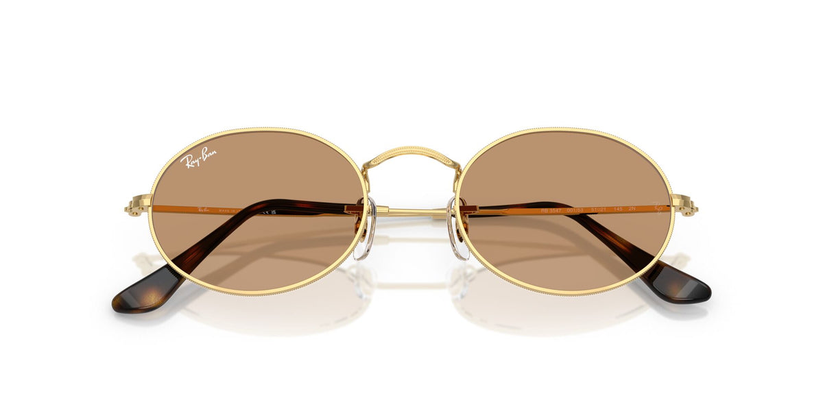 Ray-Ban Oval RB3547 001/53 51 Arista / Brown
