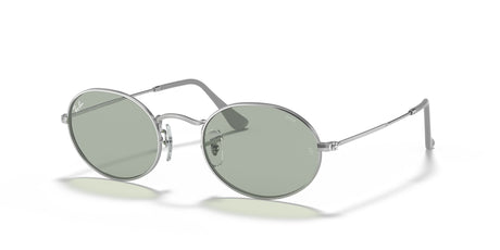 RB 3547 Ray-Ban Oval Silver /  Evolve Photo Green To Blue 54 54 / Crystal / Metal