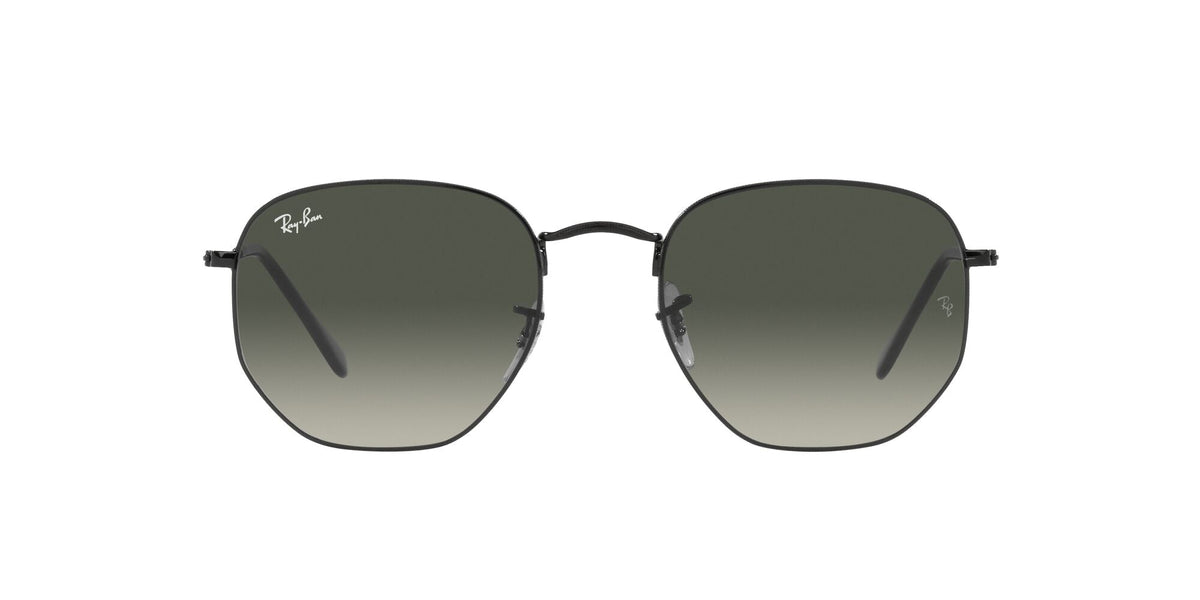 Ray-Ban Hexagonal 0RB3548 002/71 54 Black/ Grey Gradient - Blue Star Eyewear