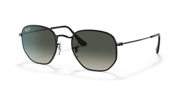 Ray-Ban Hexagonal 0RB3548 002/71 54 Black/ Grey Gradient