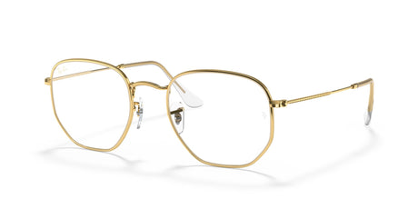Ray-Ban Hexagonal 0RB3548 9196BF 51 Gold/ Clear 51 / Crystal / Metal / Metal