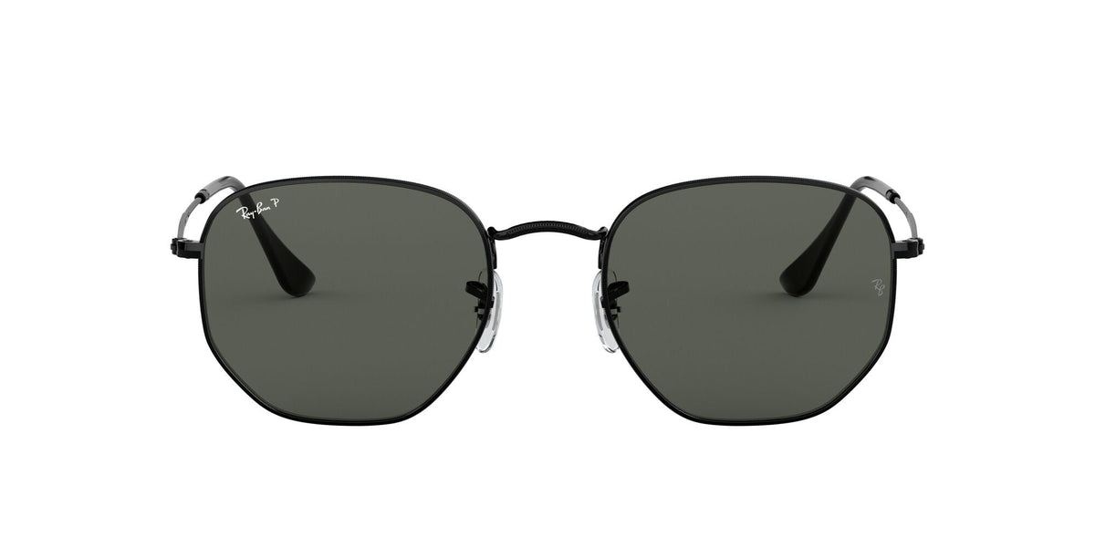 Ray-Ban Hexagonal 0RB3548N 002/58 51 Black/ Green - Blue Star Eyewear