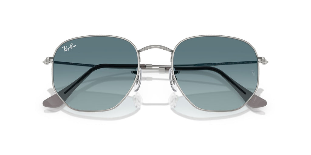 Ray-Ban Hexagonal 0RB3548N 003/3M 51 Silver/ Blue Gradient Grey